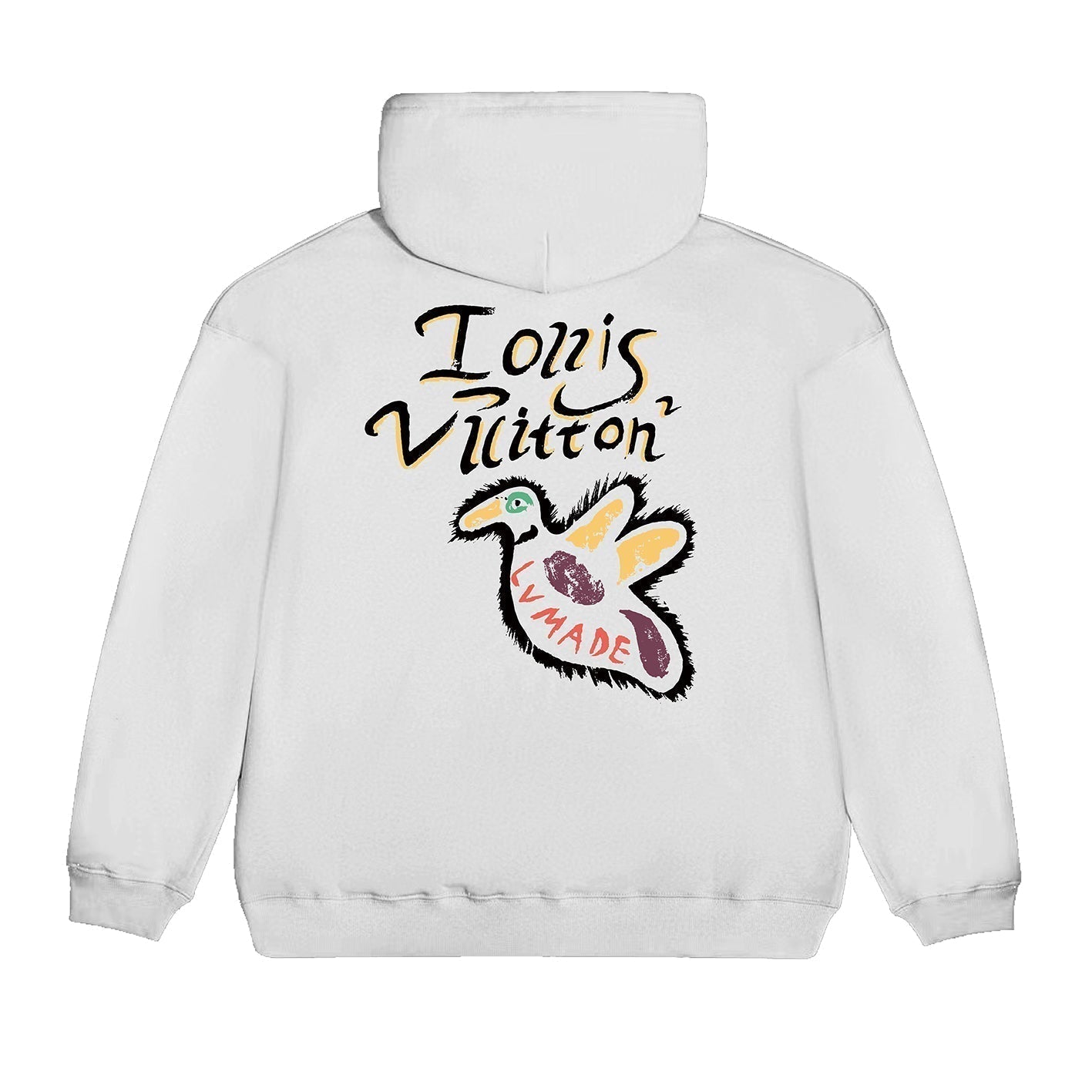 Sudadera con capucha y estampado de letras