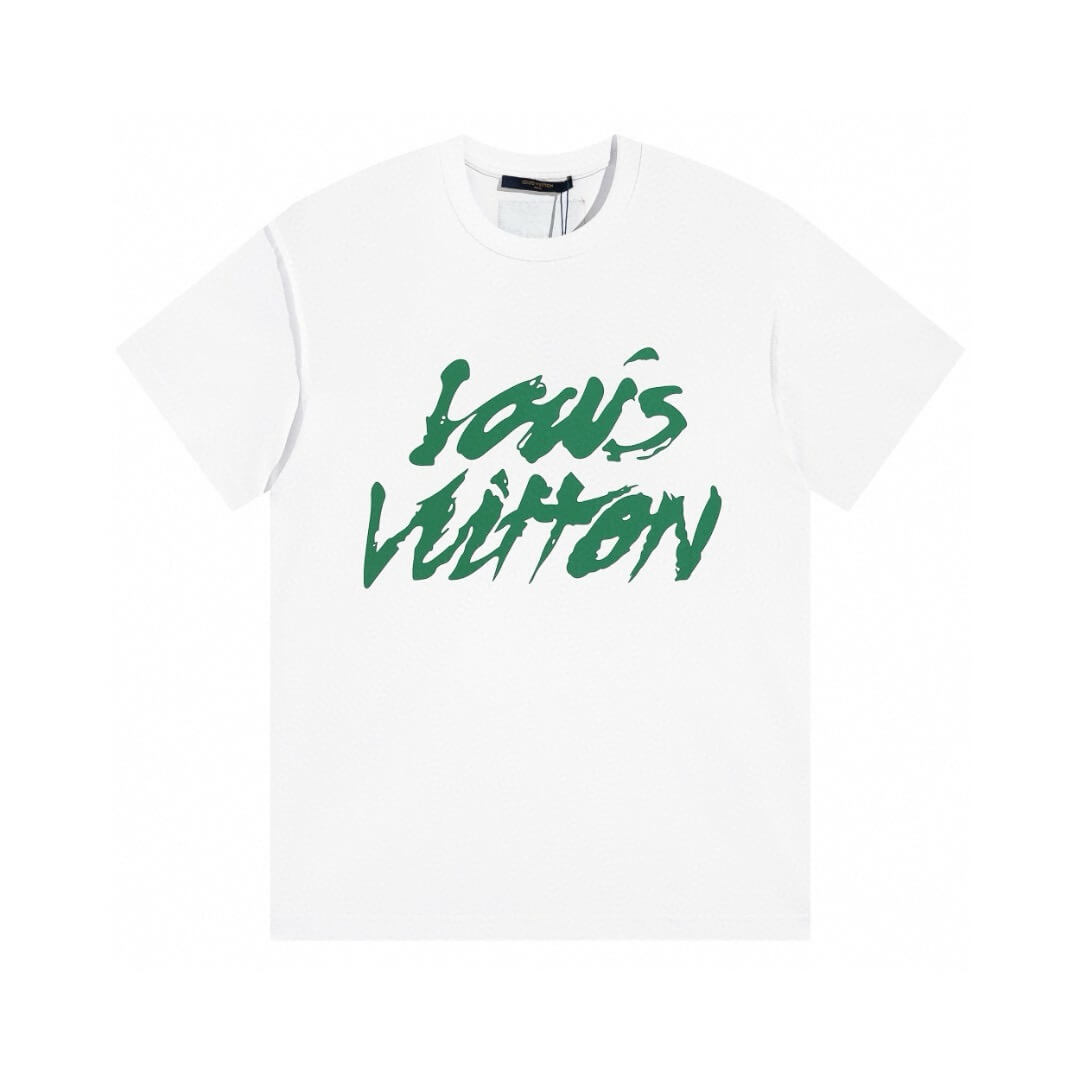 Camiseta con estampado de letras de moda
