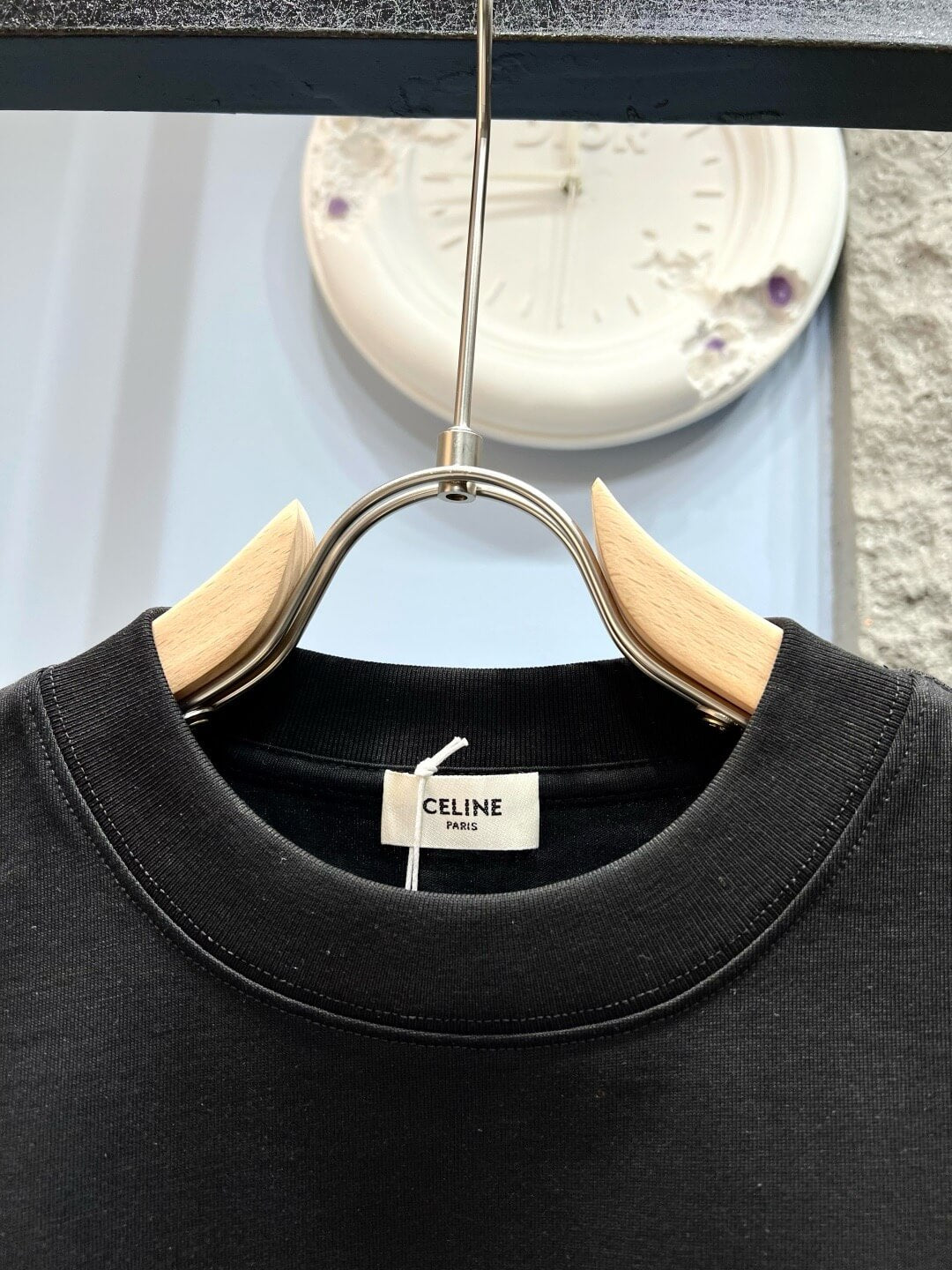 Camiseta clásica con estampado de letras