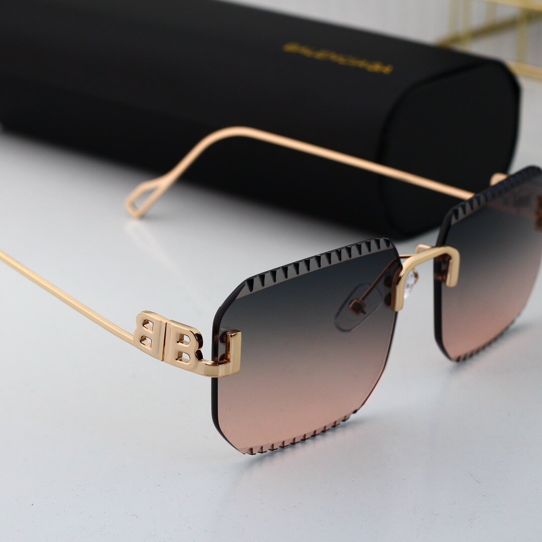 Exquisitas gafas de sol cuadradas sin marco