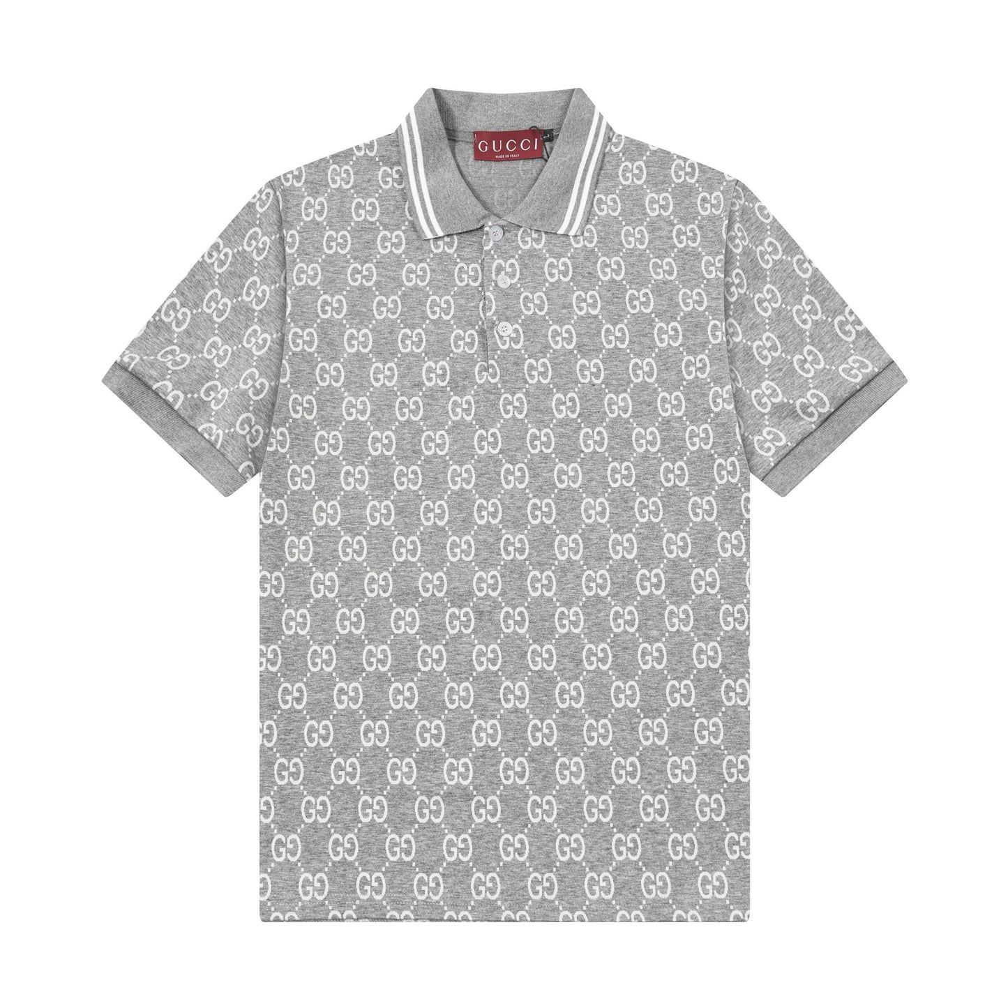 Polo con estampado completo de doble G