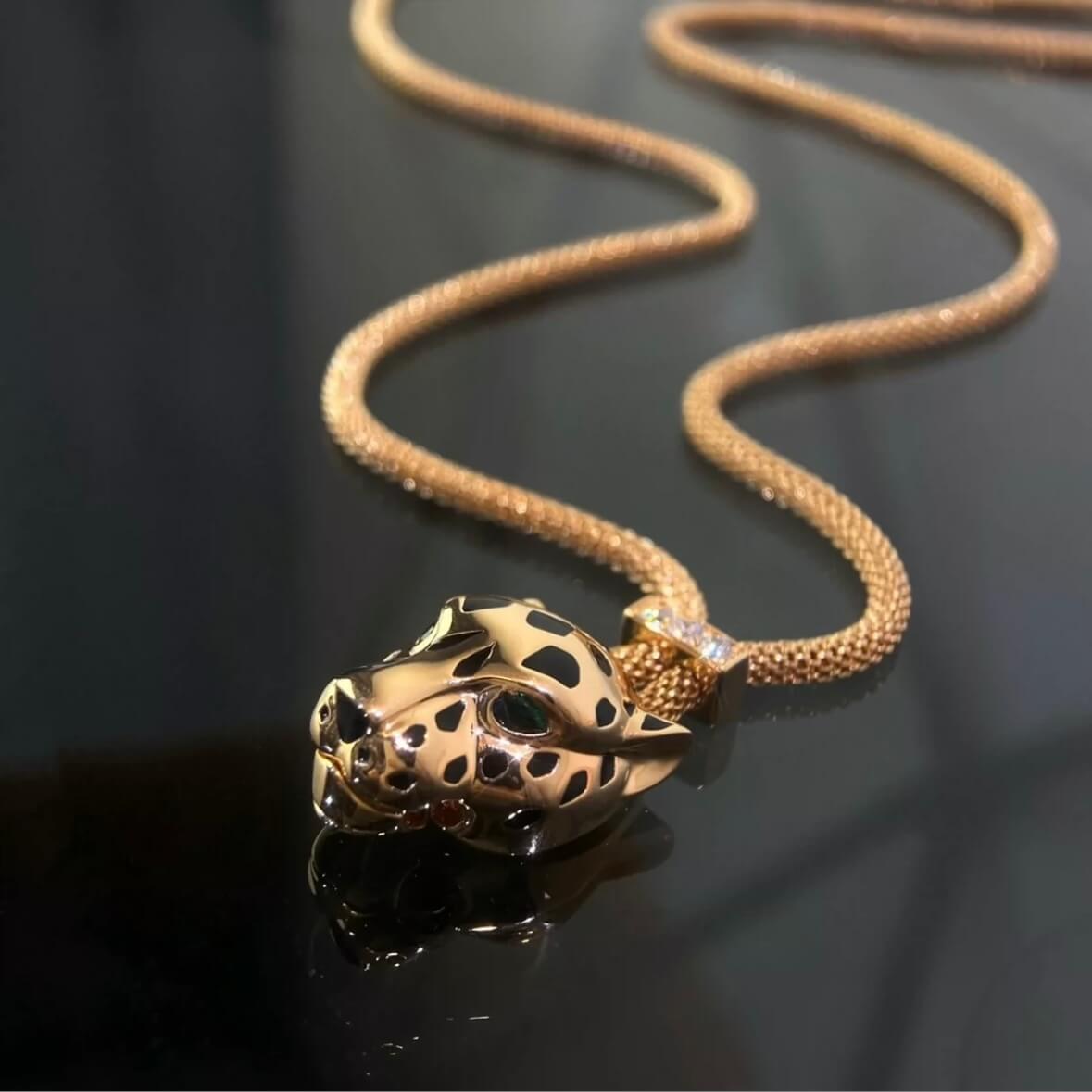 Leopard Head Design Necklace