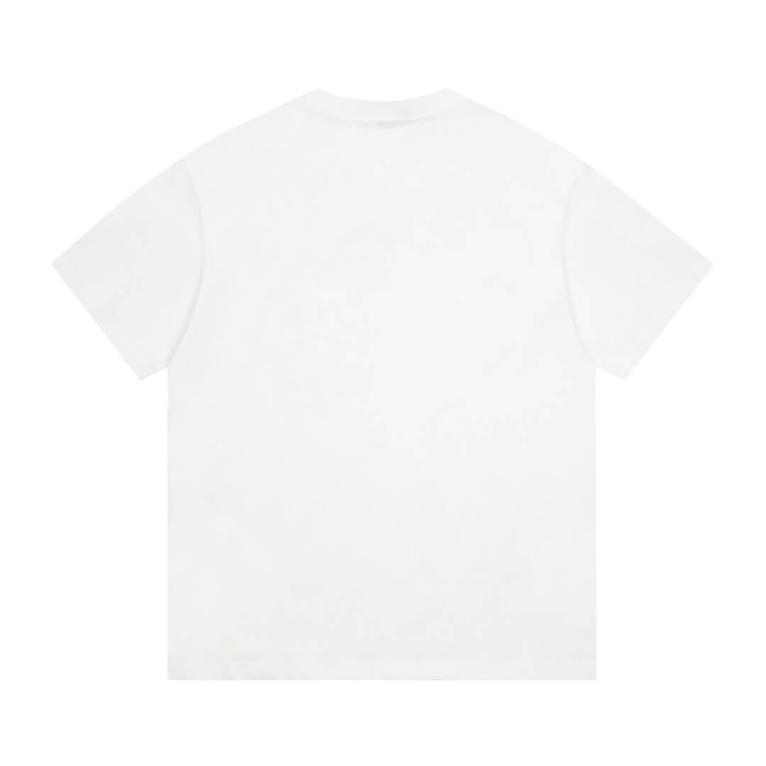 Camiseta clásica con estampado rojo