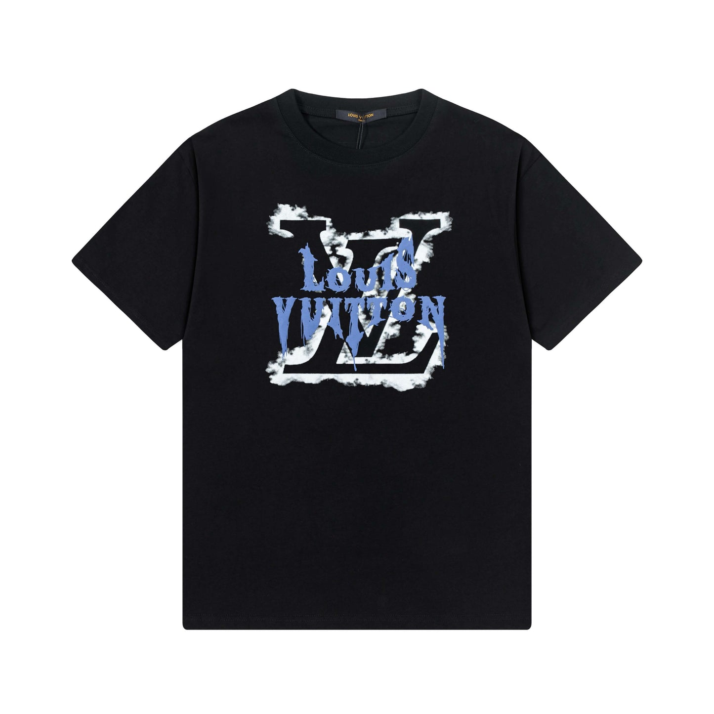 Camiseta con estampado de letras coloridas