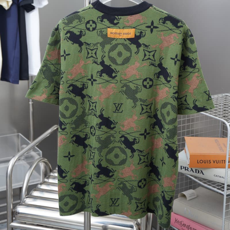 Camiseta de punto de camuflaje