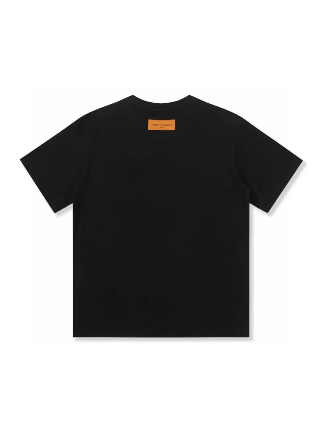 Camiseta con estampado de collar colorido