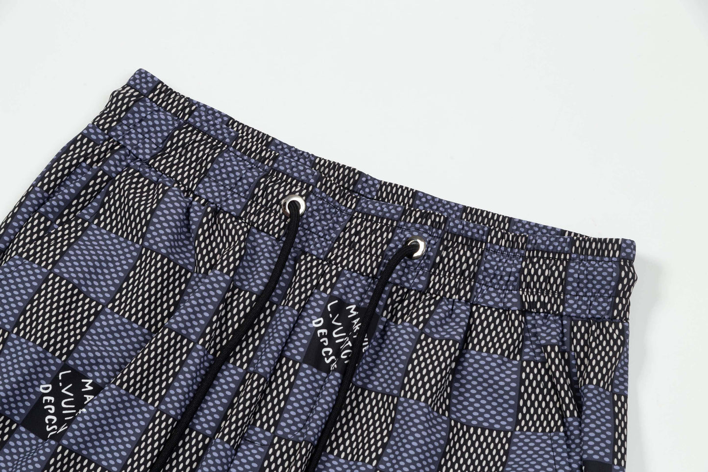 Plaid Design Beach Shorts