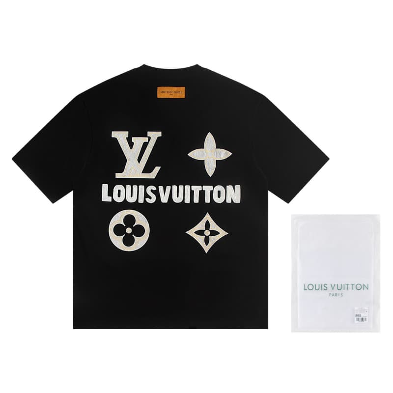 Chenille Patchwork Embroidered Tee