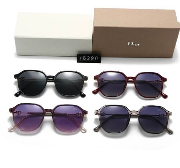 Gafas de sol clásicas, sencillas, con montura grande y patillas finas