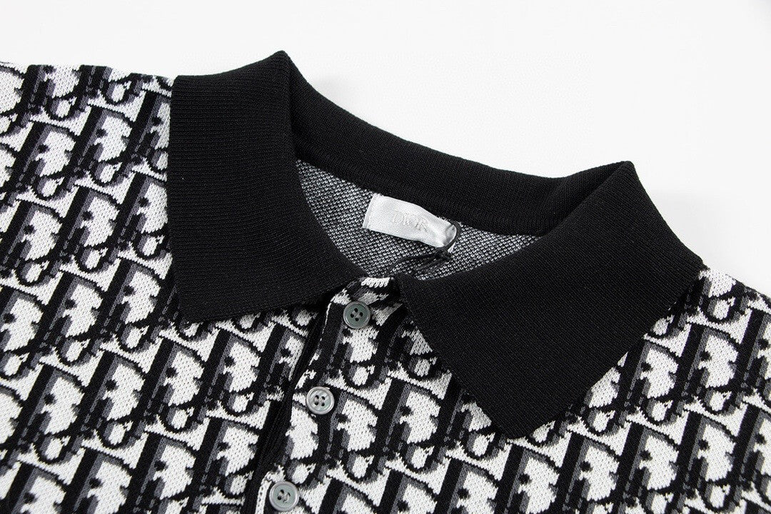 Camiseta polo con estampado completo