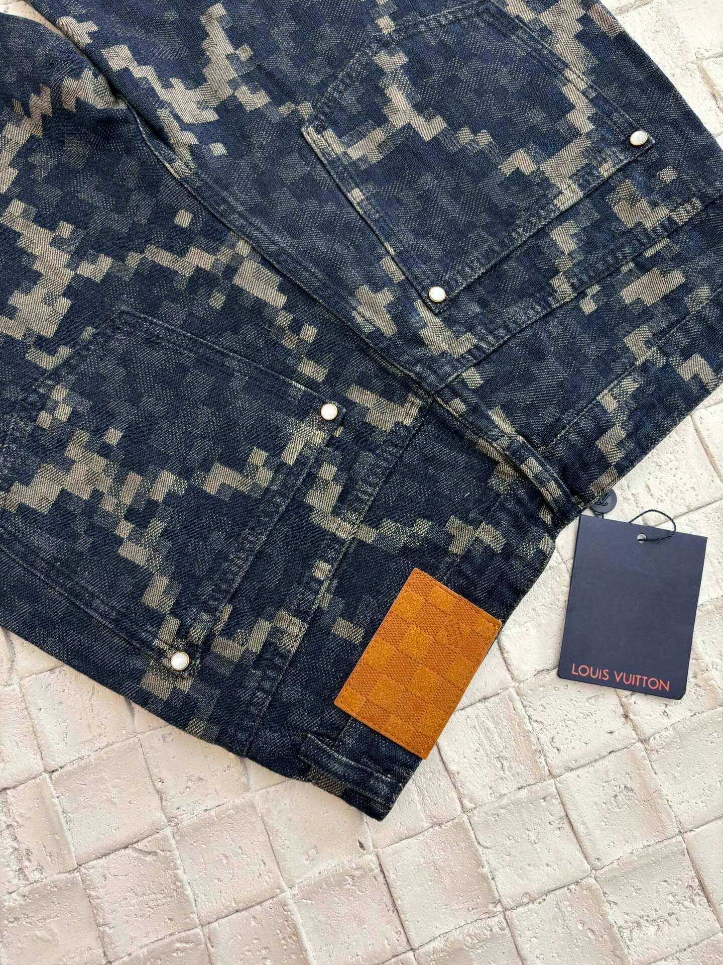 Snakeskin Print Denim Jeans