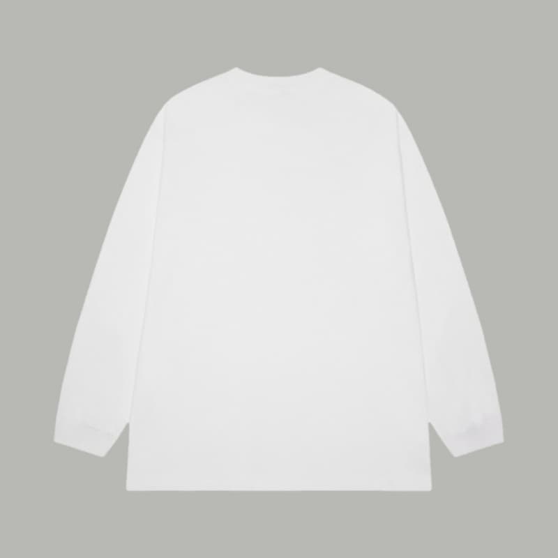 New Color Classic Letter Print Long Sleeve Shirt