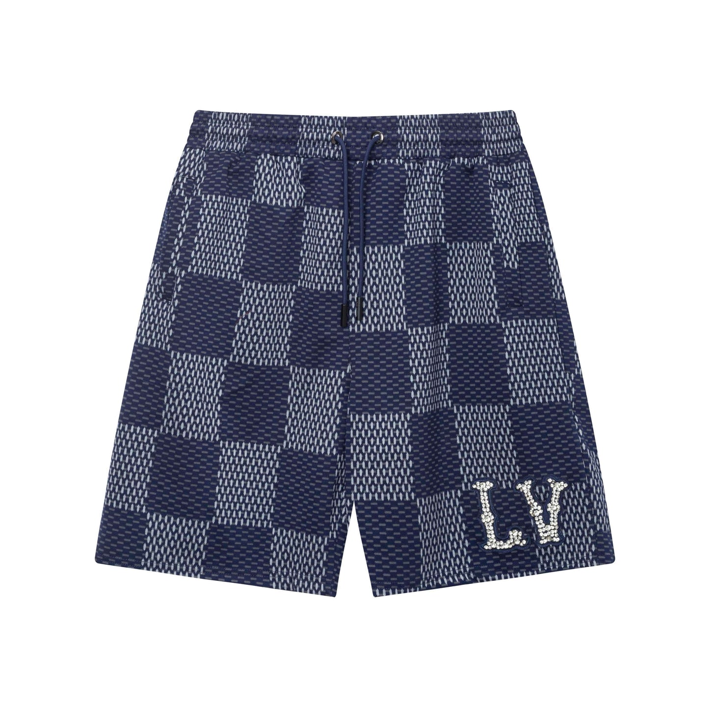 Short de plage à carreaux tendance