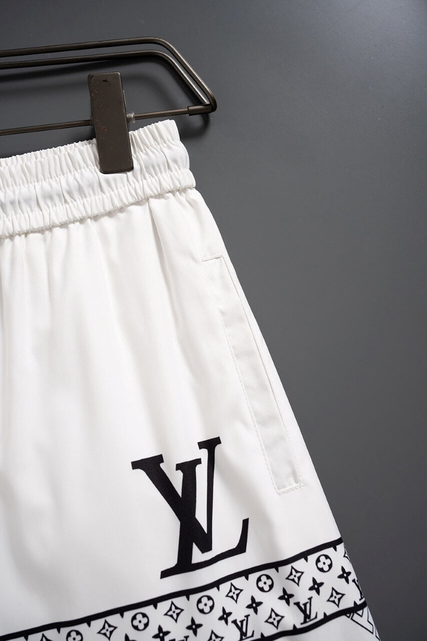 Short de plage blanc