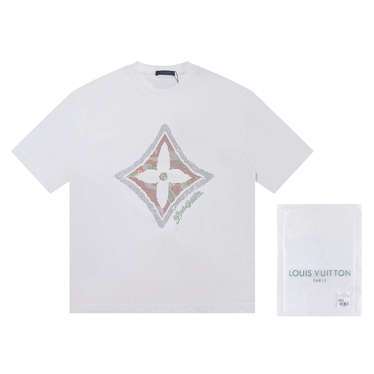 Colored Diamond Design T-Shirt