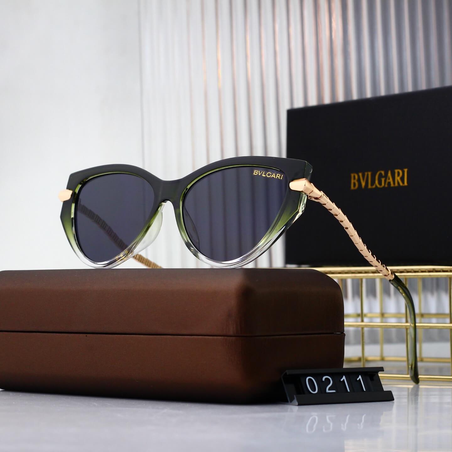 Gafas de sol estilo ojo de gato con patillas ligeramente curvadas y estilo retro chic