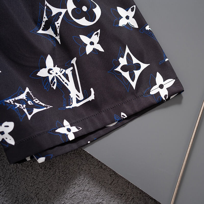 Shorts de playa con estampado clásico