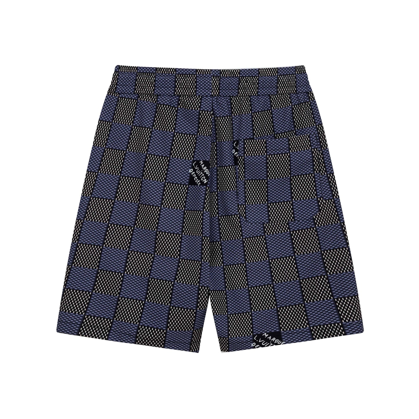 Plaid Design Beach Shorts