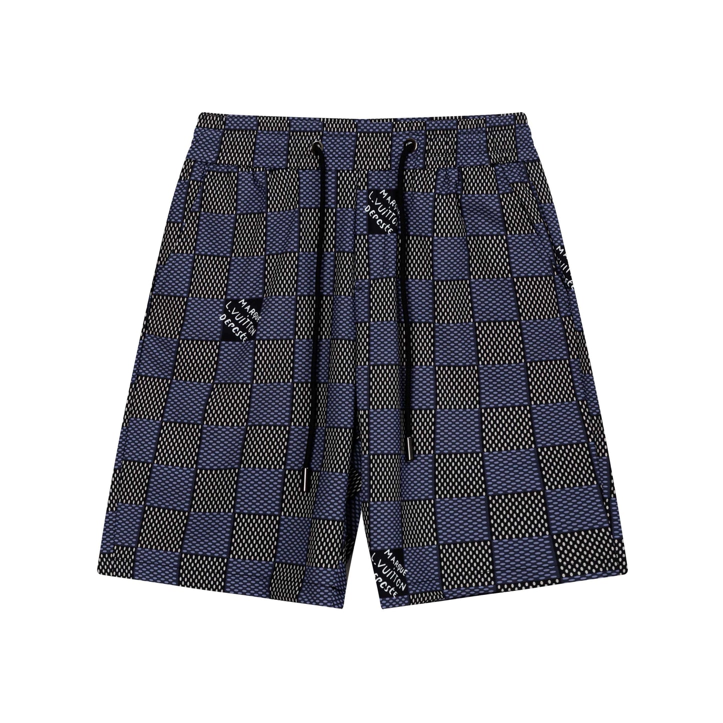 Plaid Design Beach Shorts