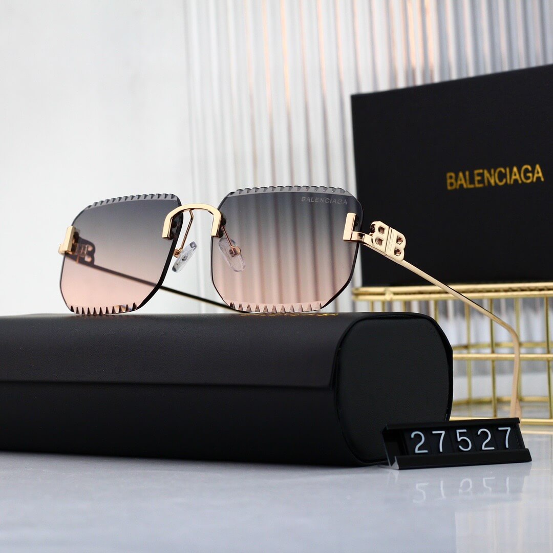 Exquisitas gafas de sol cuadradas sin marco
