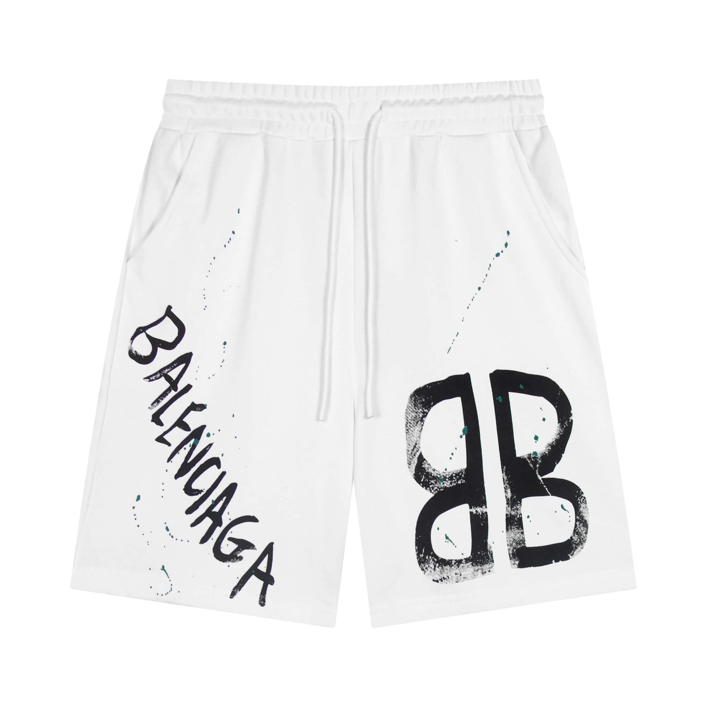 Pantalones cortos con estampado de salpicaduras