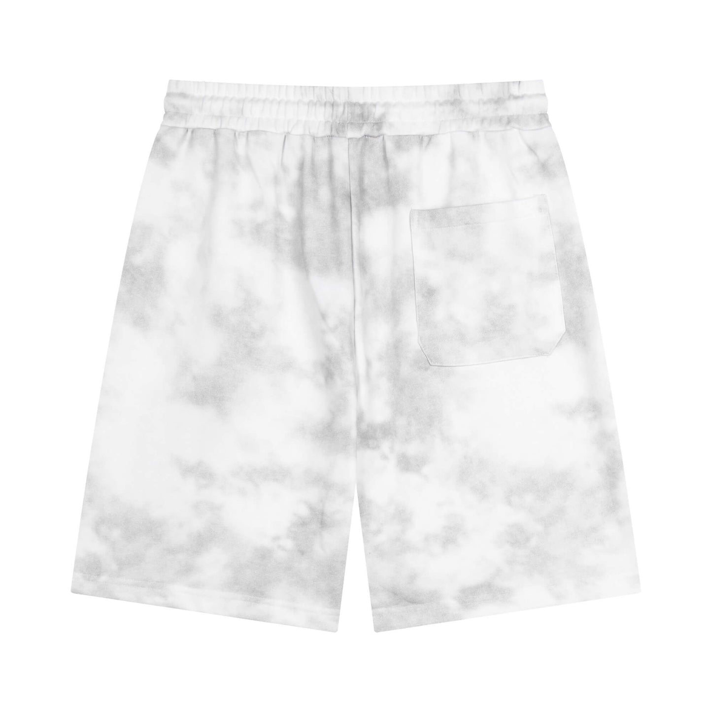 Pantalones cortos con bordado de patrón clásico