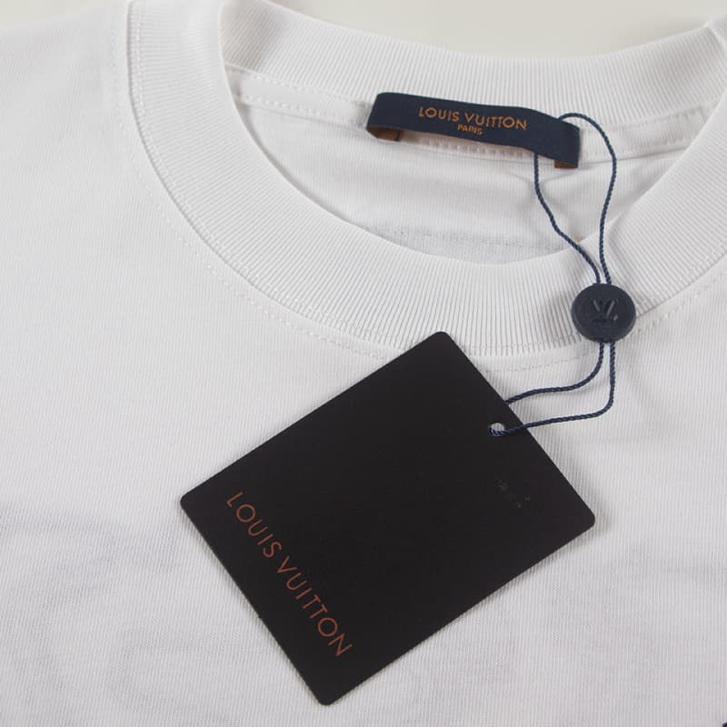2025 Embroidered Denim Patch T-Shirt