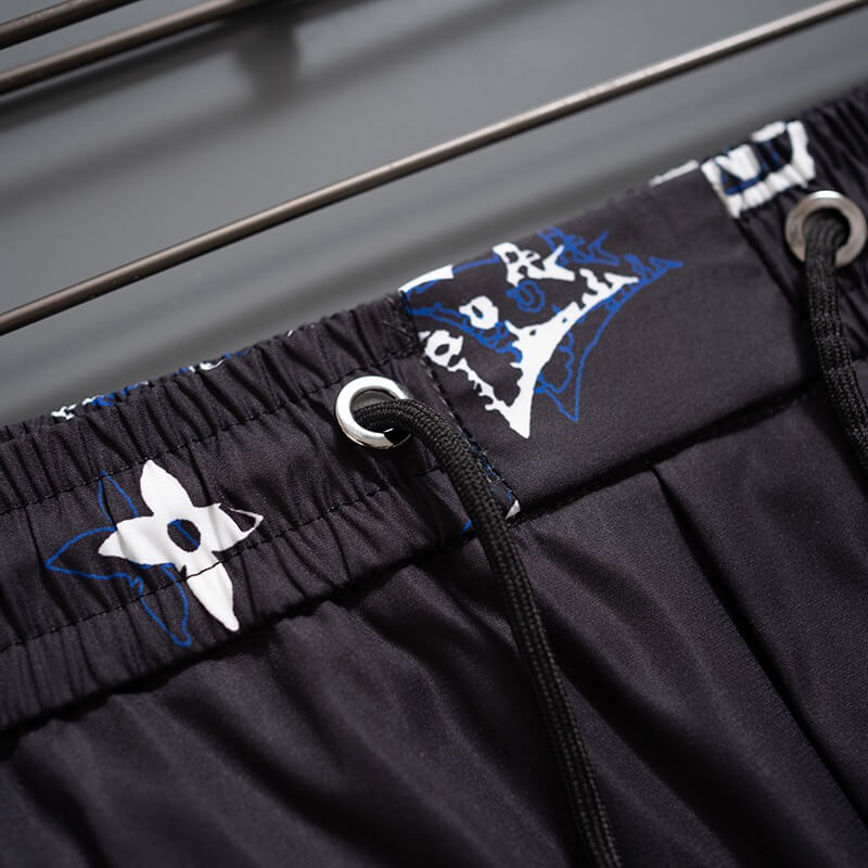 Shorts de playa con estampado clásico