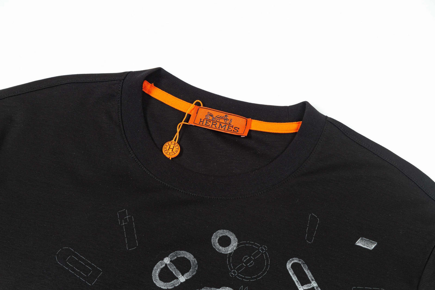 Camiseta con estampado azul