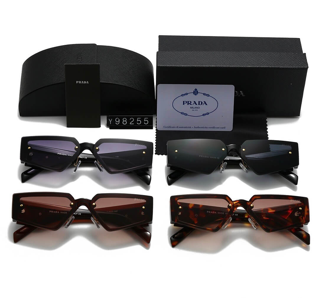 Gafas de sol modernas de estilo geek con montura completa