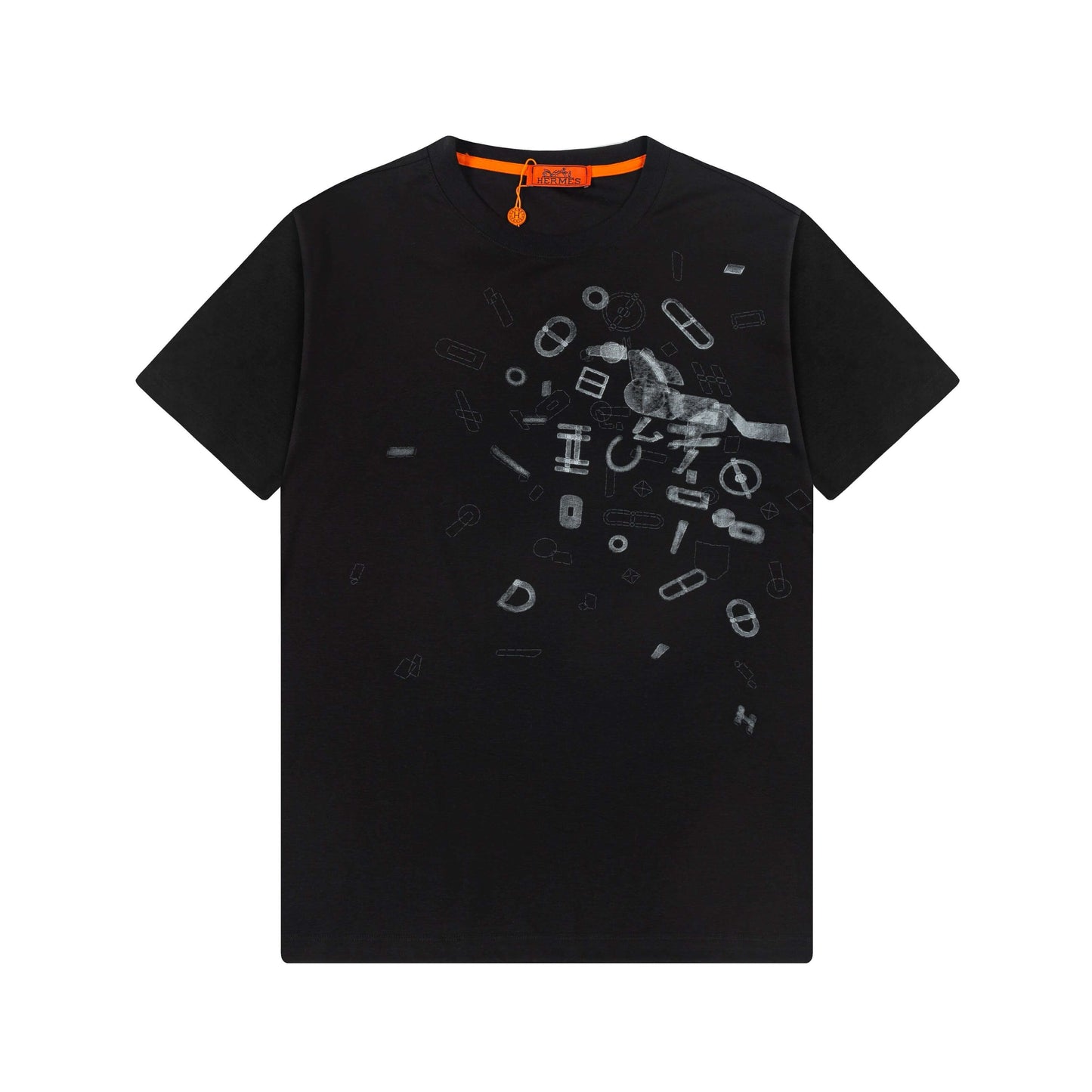 Camiseta con estampado azul