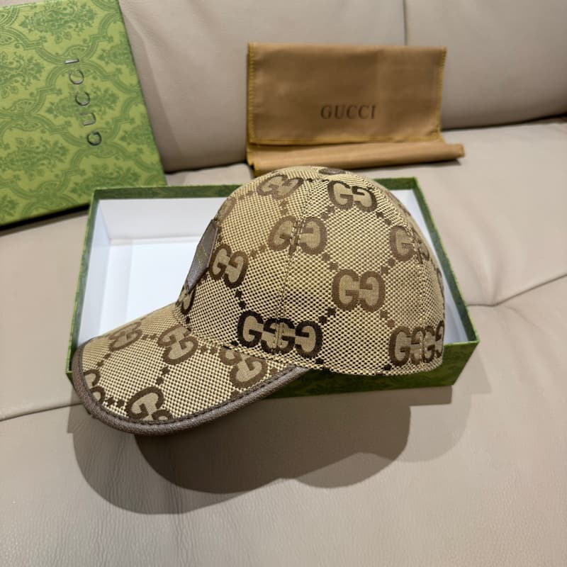 Gorra de béisbol de lona dorada