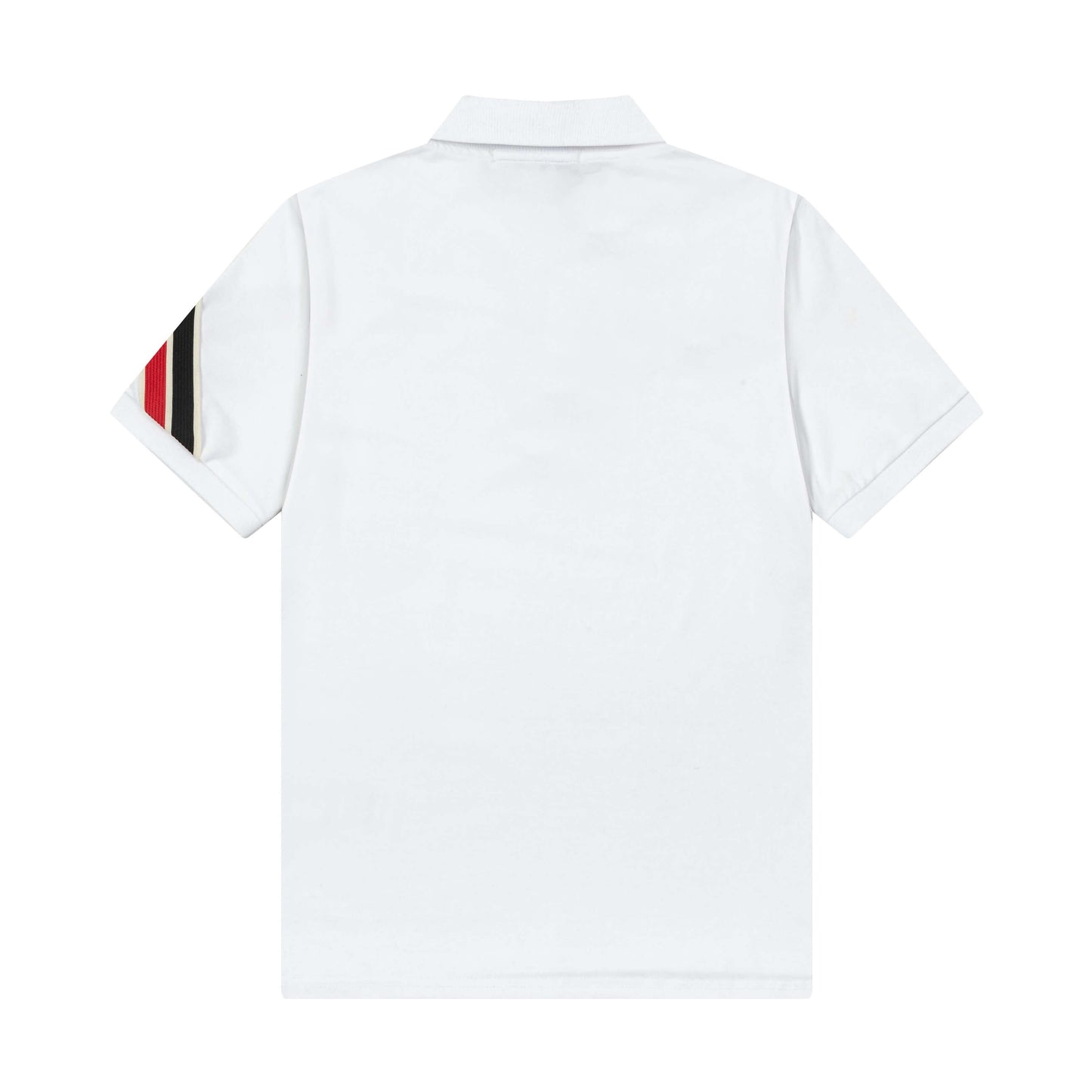 Polo de rayas en las mangas
