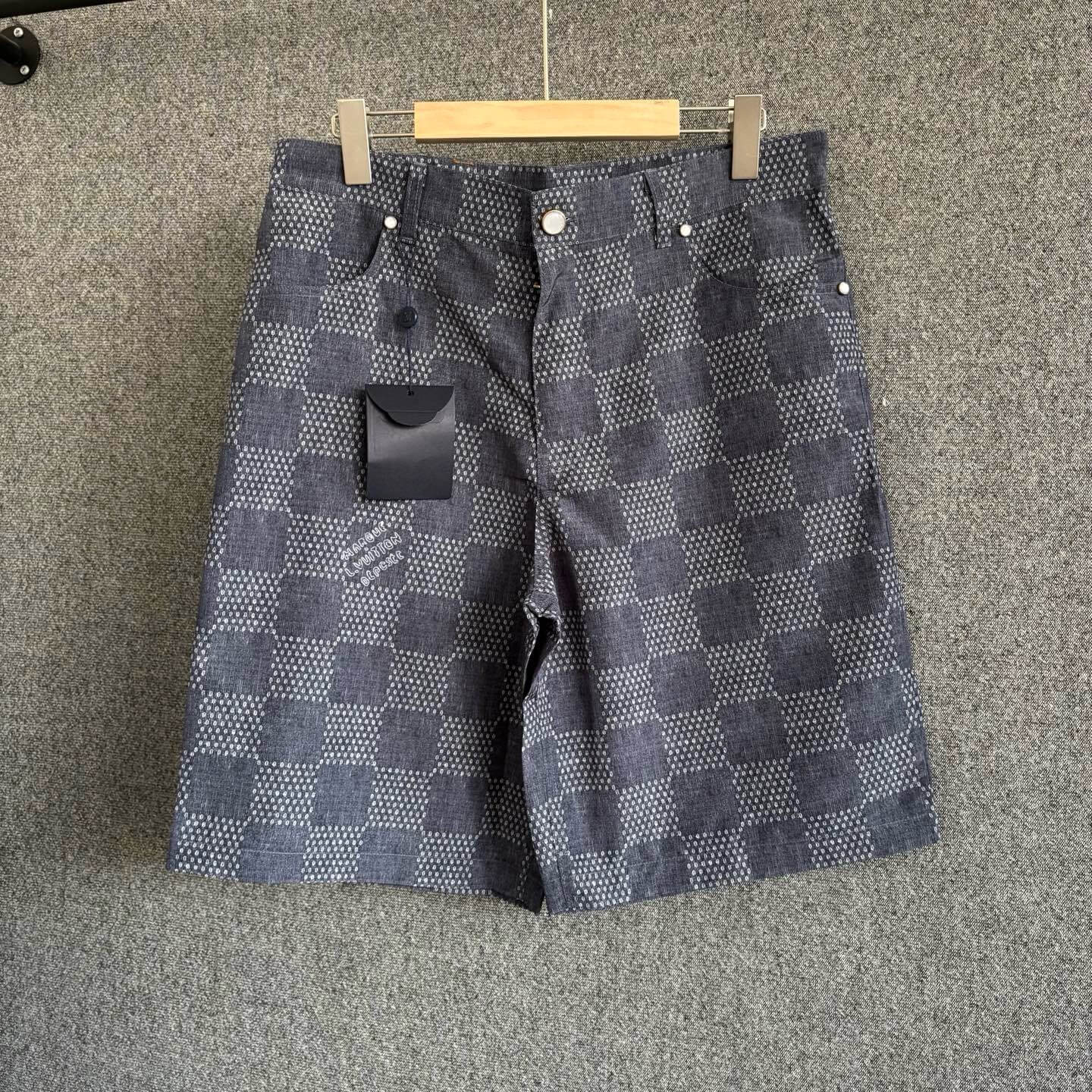 Short à carreaux