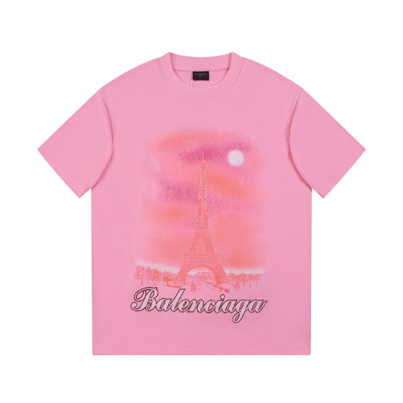Night Tower Tie-Dye T-shirt