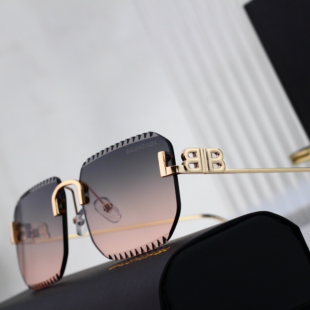 Exquisitas gafas de sol cuadradas sin marco