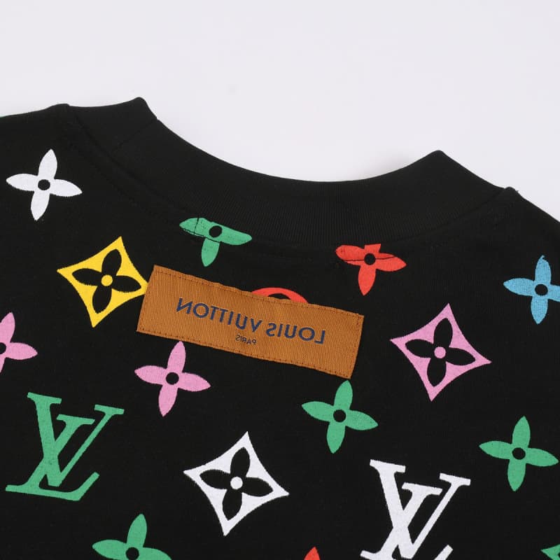 All-over Tricolor Print T-shirt