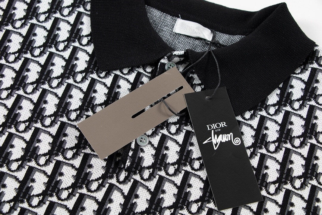 Camiseta polo con estampado completo