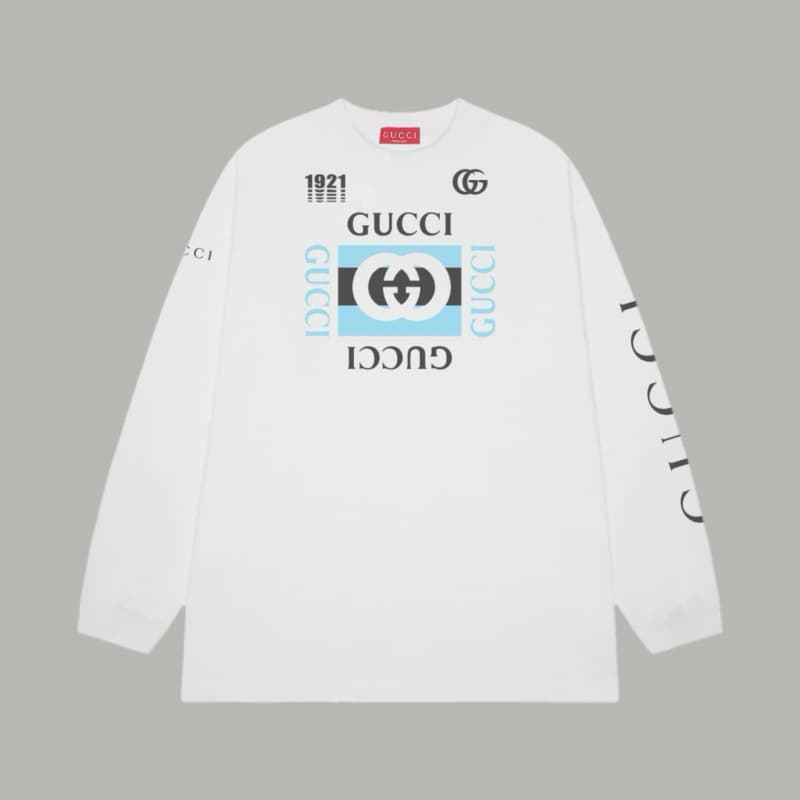 New Color Classic Letter Print Long Sleeve Shirt