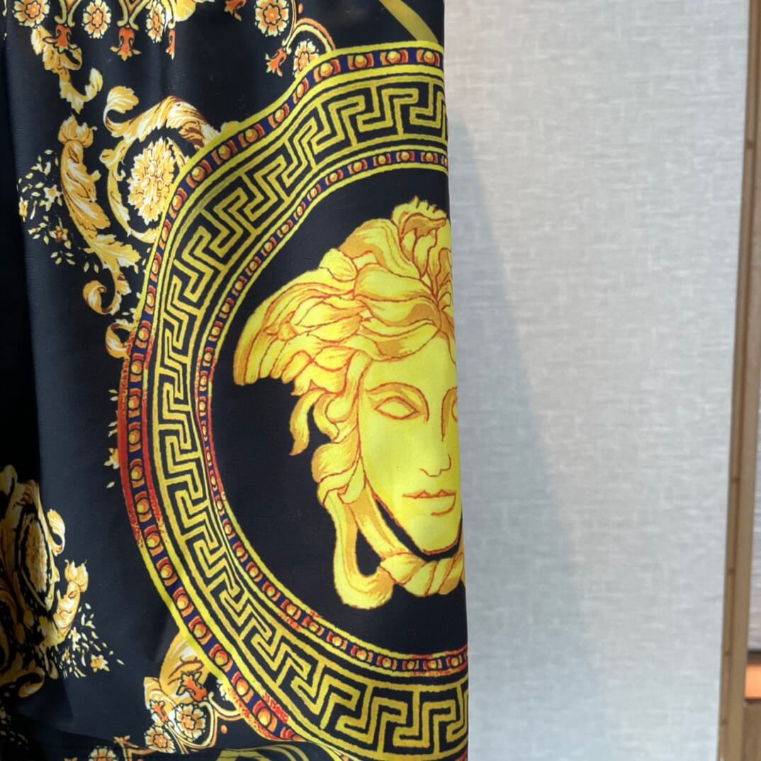 Gold Face Swim Trunks