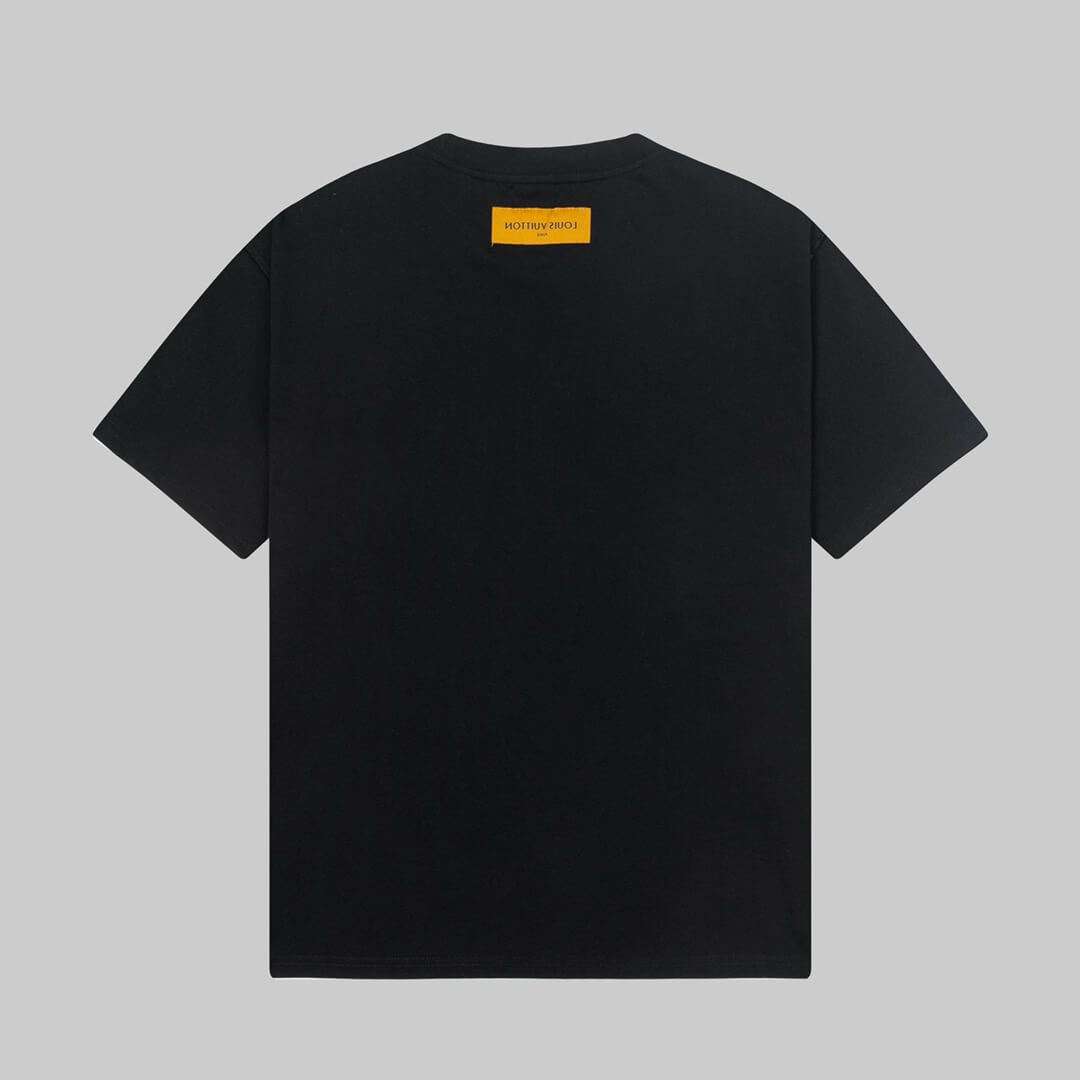 Camiseta con estampado de cadena