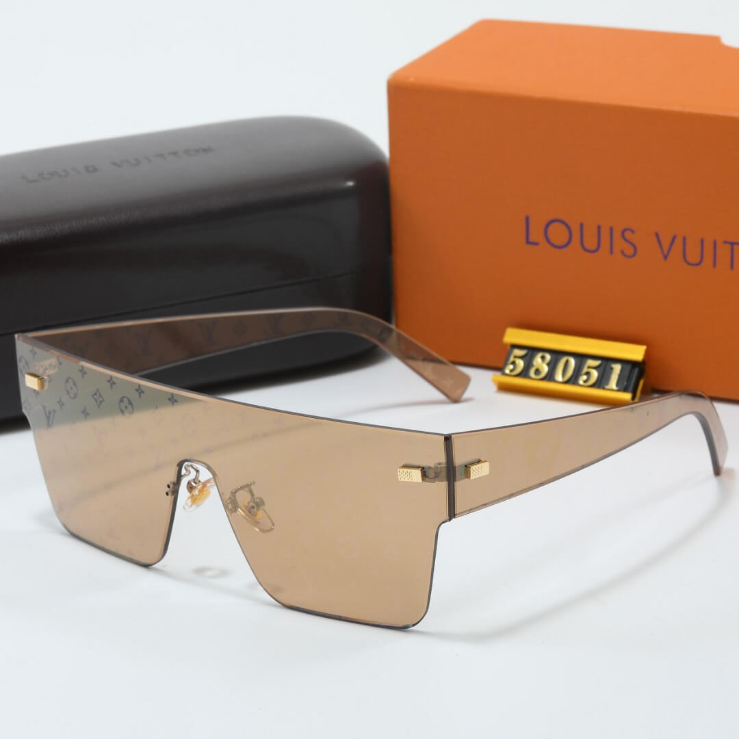 Gafas de sol de una pieza con letras geniales