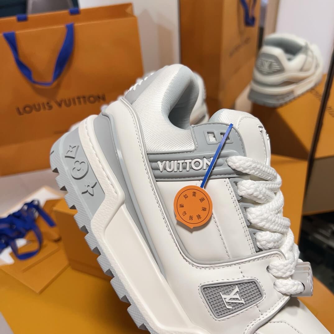 Height-Increasing Gray and White Sneakers