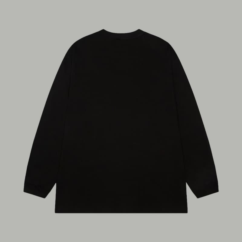 New Color Classic Letter Print Long Sleeve Shirt