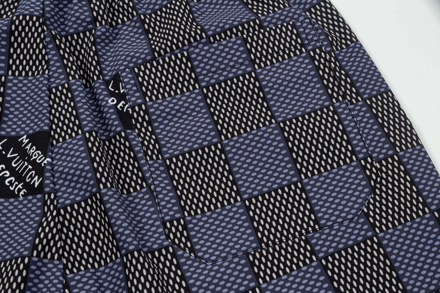 Plaid Design Beach Shorts