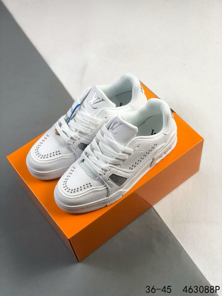 Zapatillas de deporte nuevas de moda plateadas