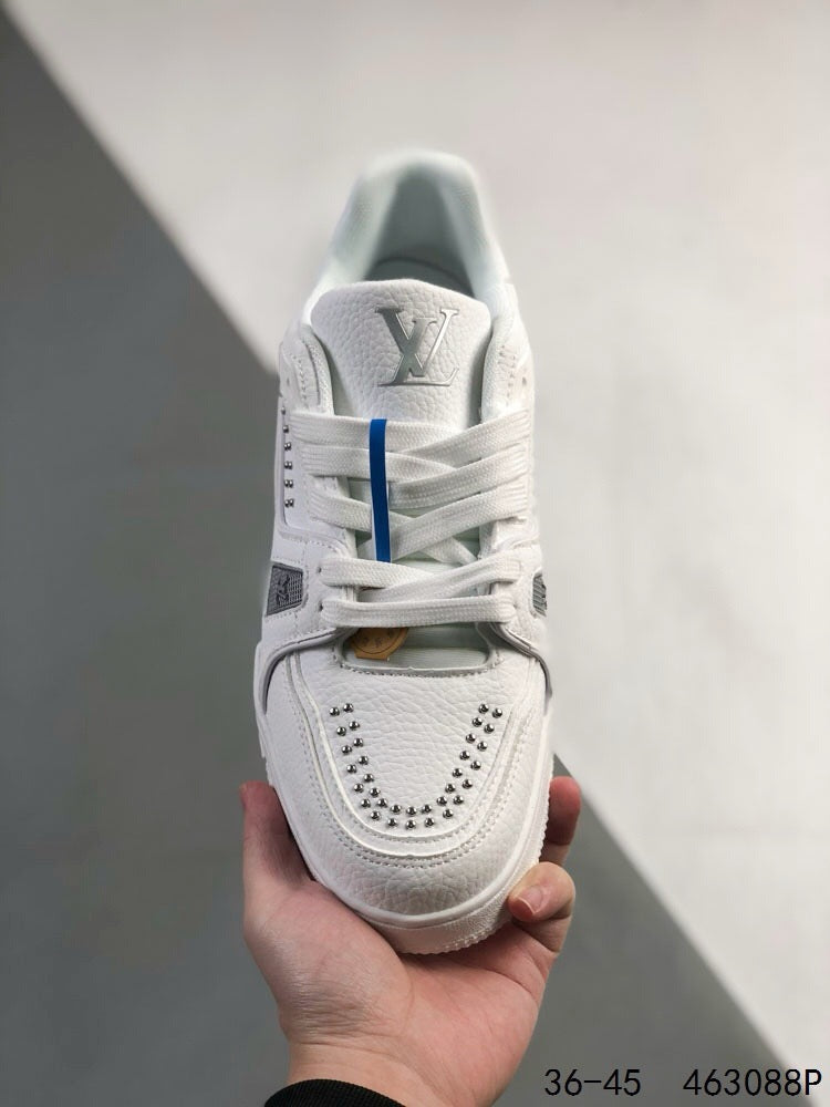 Zapatillas de deporte nuevas de moda plateadas