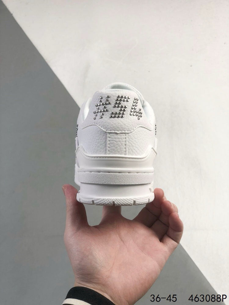 Zapatillas de deporte nuevas de moda plateadas