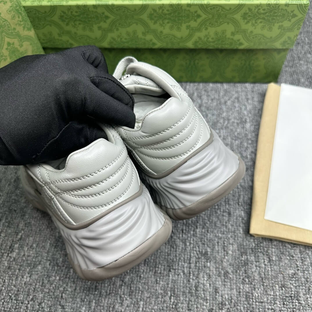 Classical Embroidery Gray Sneaker