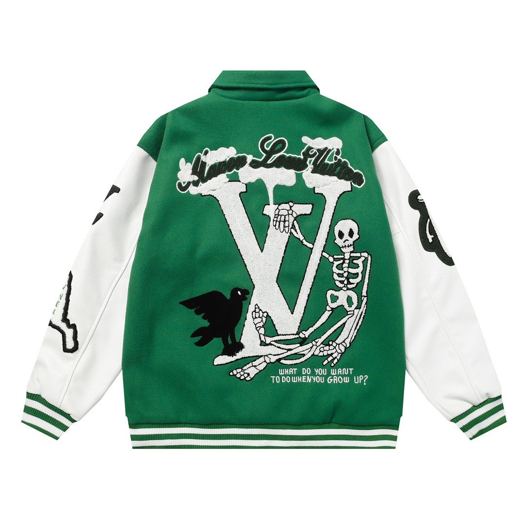 Chaqueta de béisbol clásica